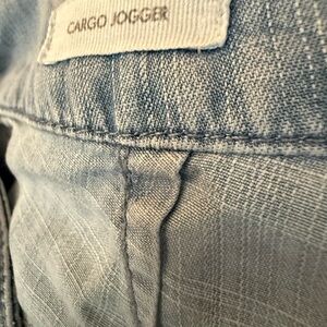 LOFT Light Blue Cargo Joggers